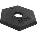 Cortina Safety Products Rubber Delineator Base, 15 lb. Replacement Base 03-731
